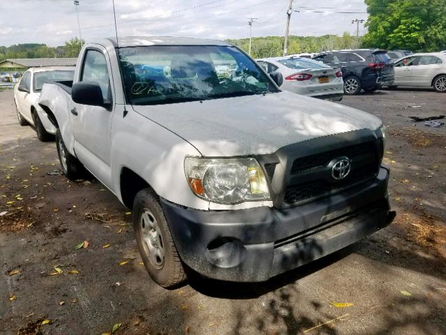 5TFNX4CN4BX006393 - 2011 TOYOTA TACOMA WHITE photo 1