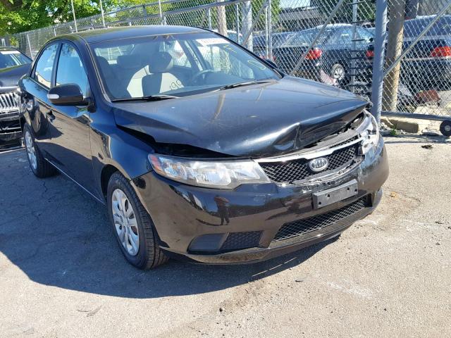 KNAFU4A22A5222109 - 2010 KIA FORTE EX BLACK photo 1