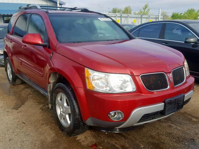 2CKDL63F166137145 - 2006 PONTIAC TORRENT BURGUNDY photo 1