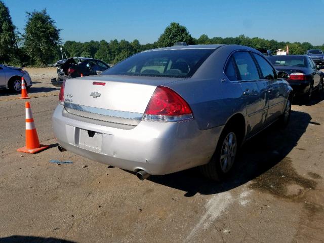 2G1WS55R279189574 - 2007 CHEVROLET IMPALA POL SILVER photo 4