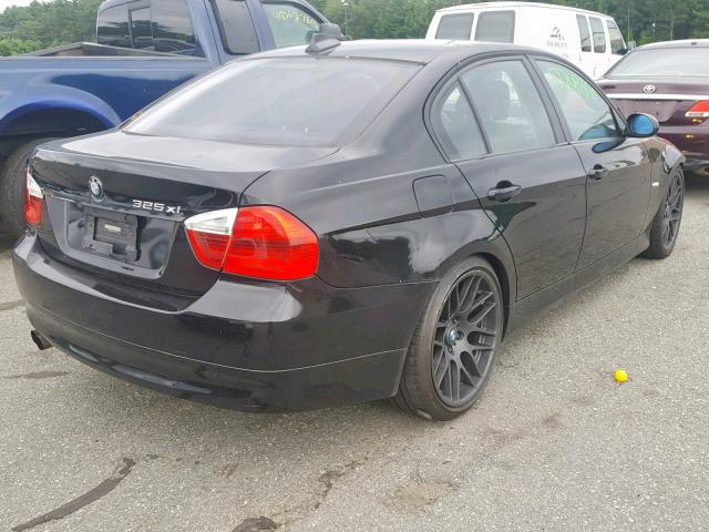 WBAVD13566KV07678 - 2006 BMW 325 XI BLACK photo 4