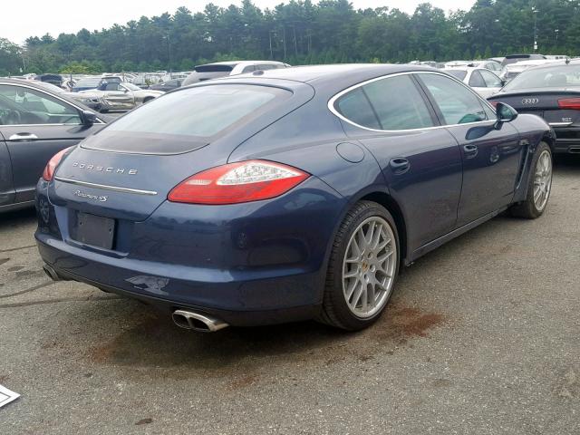 WP0AB2A74CL061960 - 2012 PORSCHE PANAMERA S BLUE photo 4