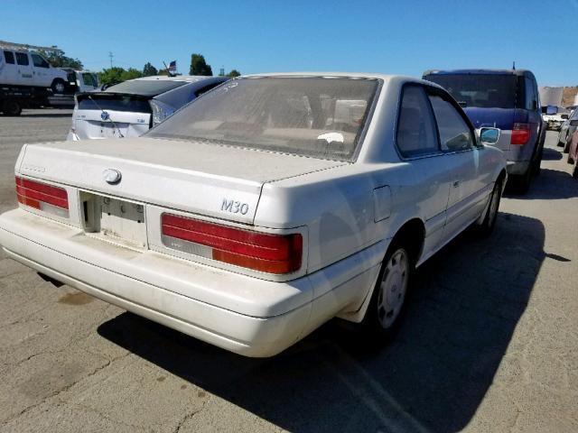 JNKHF14C4MT024686 - 1991 INFINITI M30 WHITE photo 4