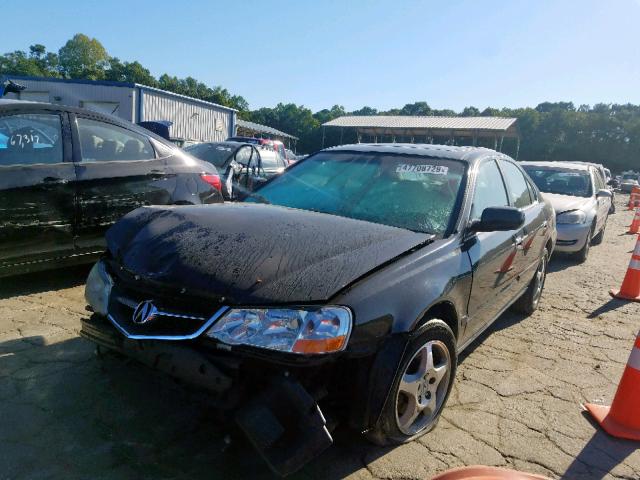 19UUA56692A058906 - 2002 ACURA 3.2TL BLACK photo 2