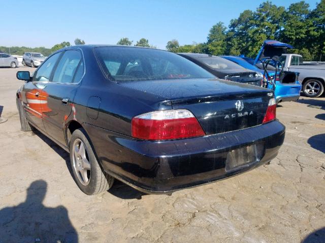 19UUA56692A058906 - 2002 ACURA 3.2TL BLACK photo 3