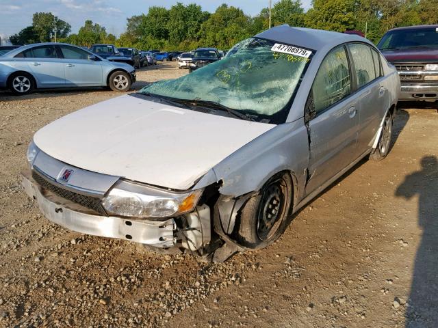 1G8AJ52F14Z186059 - 2004 SATURN ION LEVEL SILVER photo 2