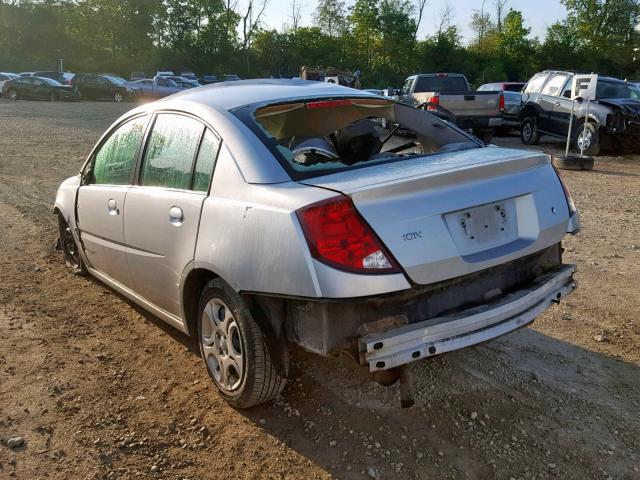 1G8AJ52F14Z186059 - 2004 SATURN ION LEVEL SILVER photo 3
