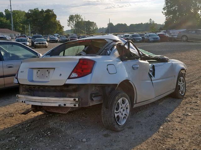 1G8AJ52F14Z186059 - 2004 SATURN ION LEVEL SILVER photo 4