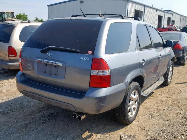 2HNYD18672H521196 - 2002 ACURA MDX TOURIN GRAY photo 4