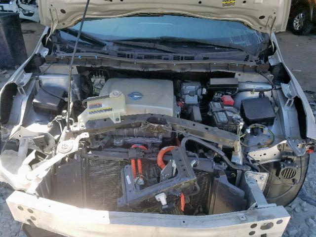 1N4AZ0CP9FC325620 - 2015 NISSAN LEAF S SILVER photo 7