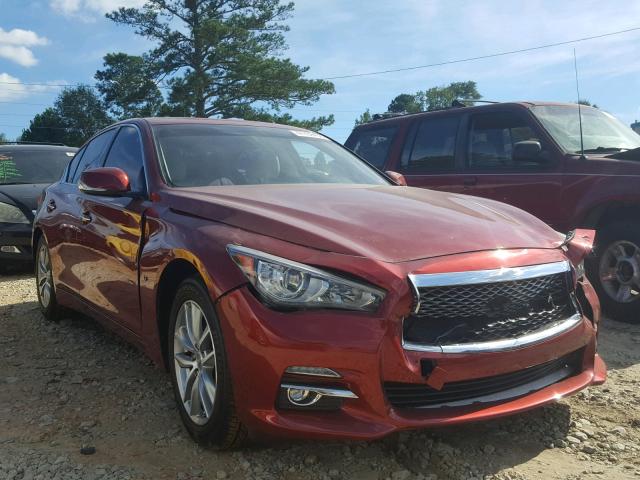 JN1BV7AP4EM688151 - 2014 INFINITI Q50 BASE RED photo 1