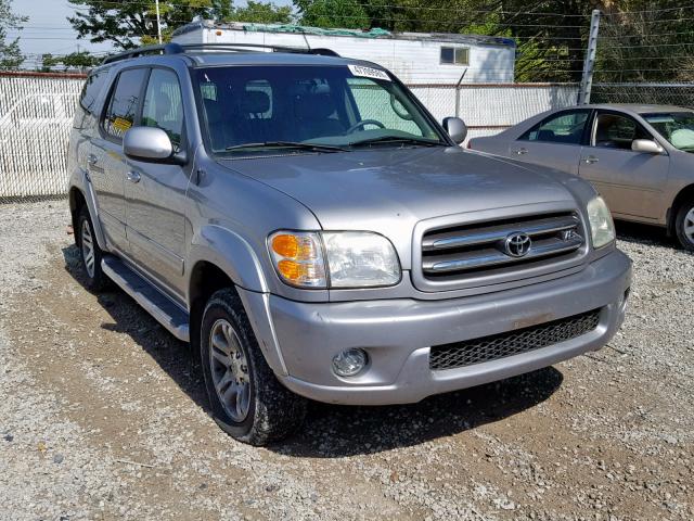 5TDBT48A94S233026 - 2004 TOYOTA SEQUOIA LI SILVER photo 1