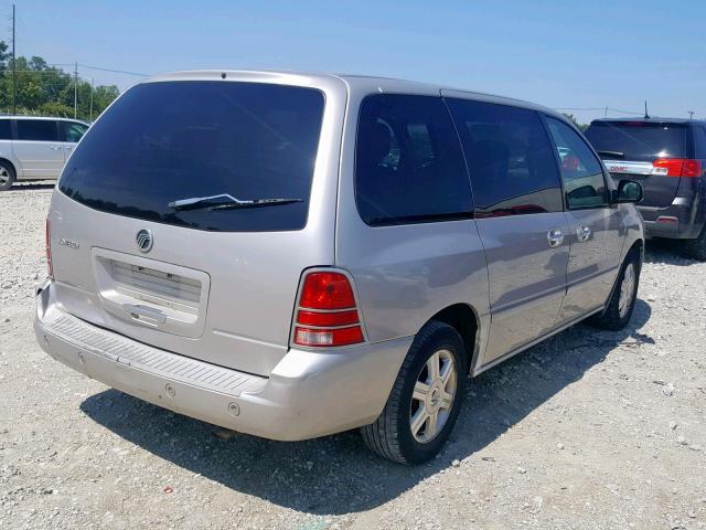 2MRZA20214BJ12728 - 2004 MERCURY MONTEREY GRAY photo 4