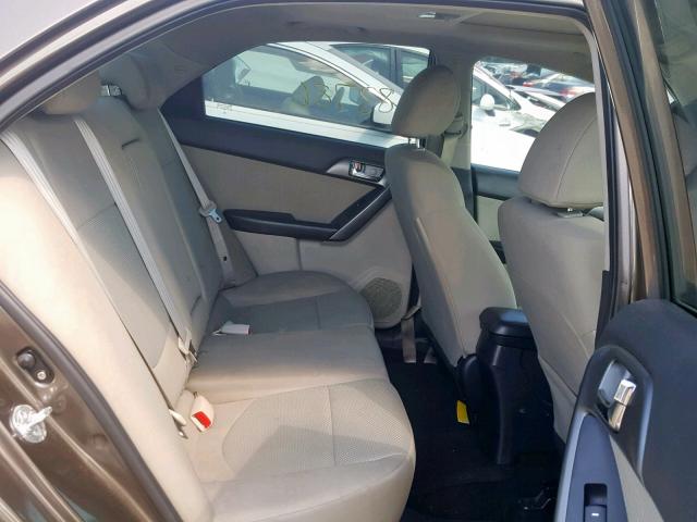 KNAFU4A29D5664518 - 2013 KIA FORTE EX GRAY photo 6