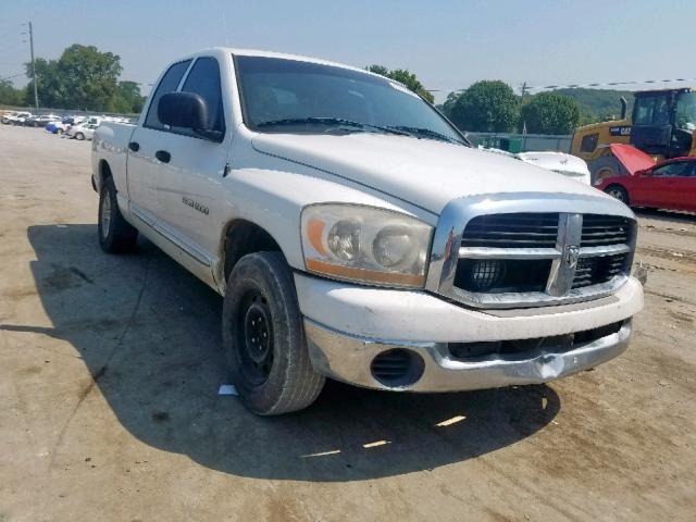 1D7HA18N46J198046 - 2006 DODGE RAM 1500 S WHITE photo 1