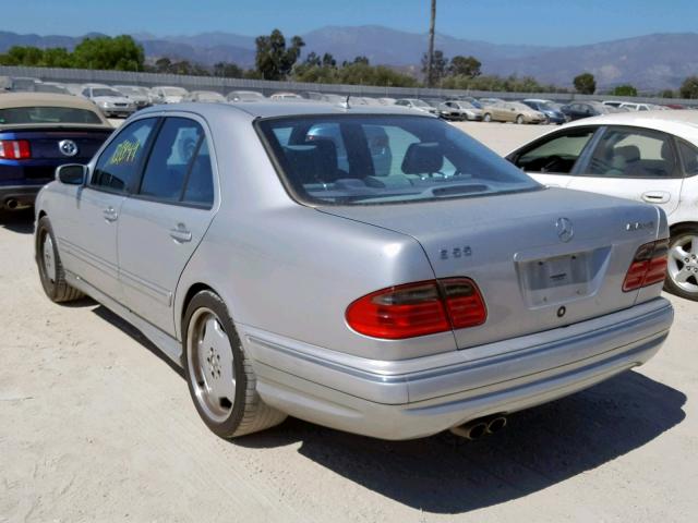 WDBJF74J91B238058 - 2001 MERCEDES-BENZ E 55 AMG SILVER photo 3