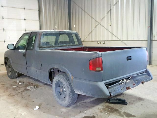 1GCCS19Z3SK255201 - 1995 CHEVROLET S TRUCK S1 GRAY photo 3