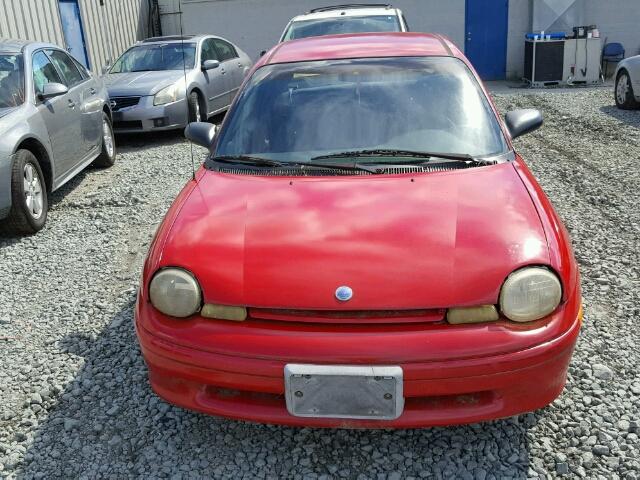 1P3ES22C1VD106606 - 1997 PLYMOUTH NEON BASE 红色 照片 9