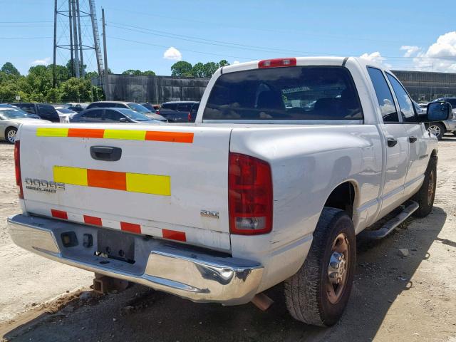 3D7KA28D54G248146 - 2004 DODGE RAM 2500 S თეთრი ფოტო 4