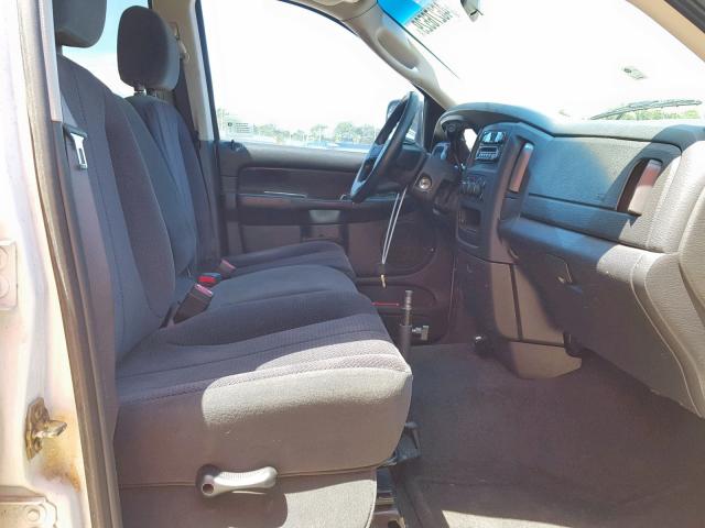 3D7KA28D54G248146 - 2004 DODGE RAM 2500 S თეთრი ფოტო 5