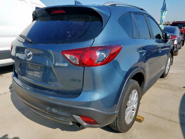 JM3KE2BY0G0883298 - 2016 MAZDA CX-5 SPORT BLUE photo 4