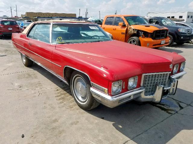 683471Q225939 - 1971 CADILLAC COUPE DEVI RED photo 1