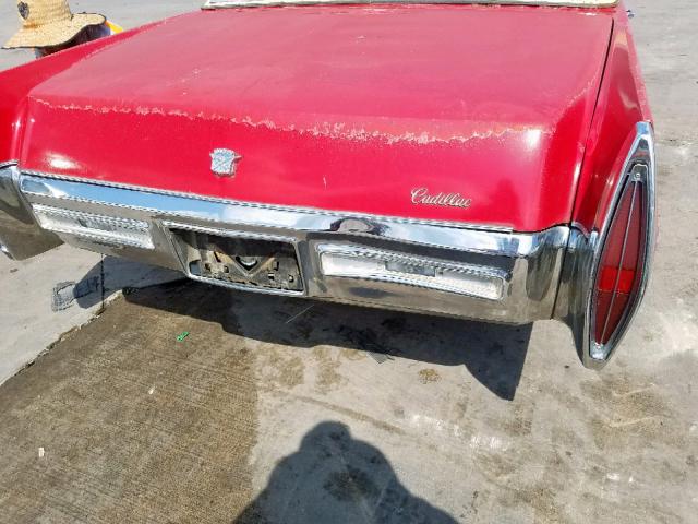 683471Q225939 - 1971 CADILLAC COUPE DEVI RED photo 9
