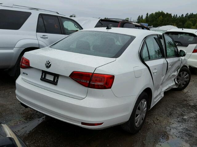 3VW2K7AJ5FM296350 - 2015 VOLKSWAGEN JETTA BASE 白色 照片 4