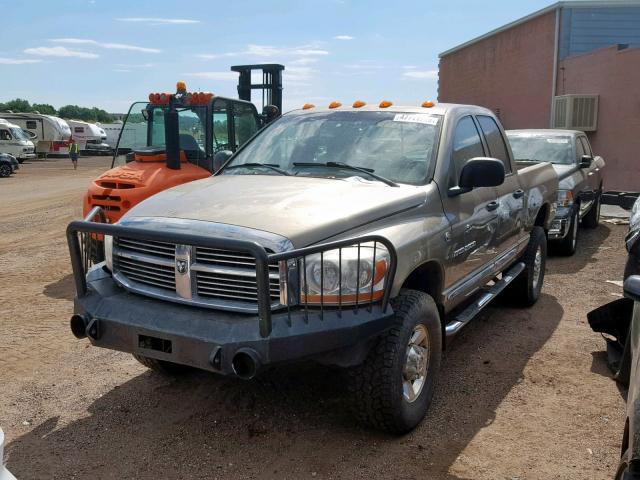 1D7KS28C66J148157 - 2006 DODGE RAM 2500 S ოქროსფერი ფოტო 2