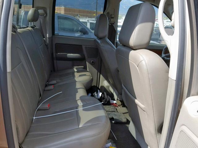 1D7KS28C66J148157 - 2006 DODGE RAM 2500 S ოქროსფერი ფოტო 6