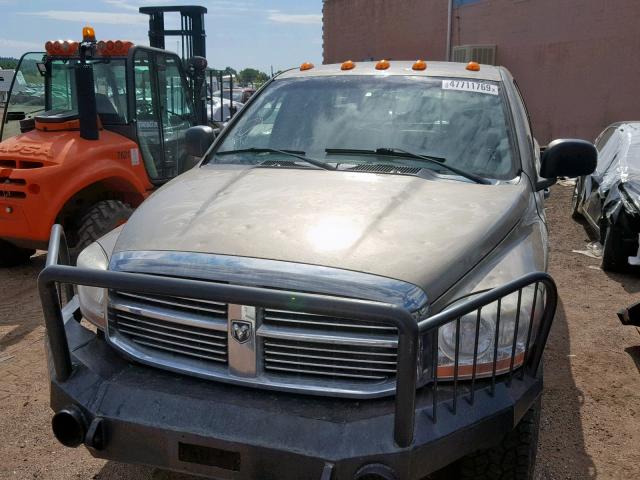 1D7KS28C66J148157 - 2006 DODGE RAM 2500 S ოქროსფერი ფოტო 9