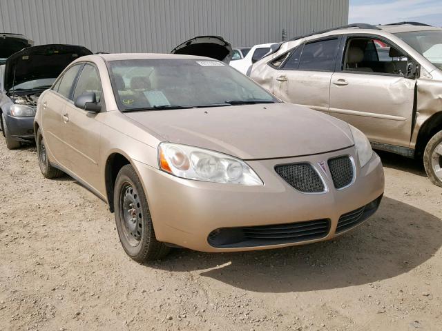 1G2ZF55B464224181 - 2006 PONTIAC G6 SE GOLD photo 1