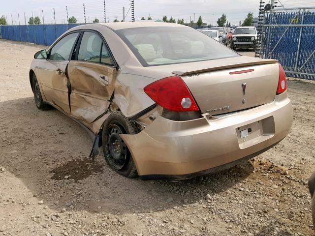 1G2ZF55B464224181 - 2006 PONTIAC G6 SE GOLD photo 3