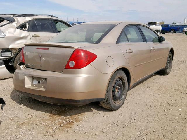 1G2ZF55B464224181 - 2006 PONTIAC G6 SE GOLD photo 4