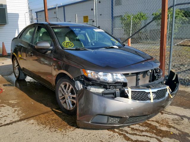 KNAFU4A22C5565540 - 2012 KIA FORTE EX GRAY photo 1