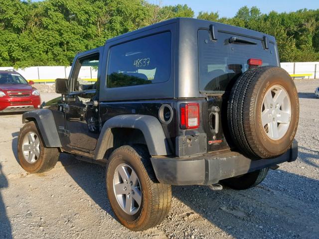 1C4AJWAG6EL270677 - 2014 JEEP WRANGLER S 黑色 照片 3