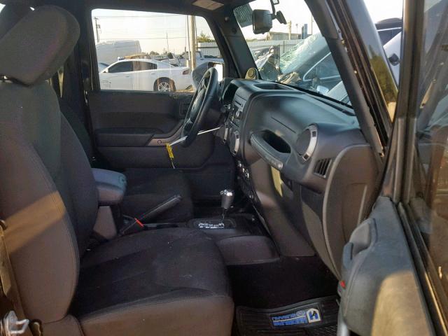 1C4AJWAG6EL270677 - 2014 JEEP WRANGLER S 黑色 照片 5