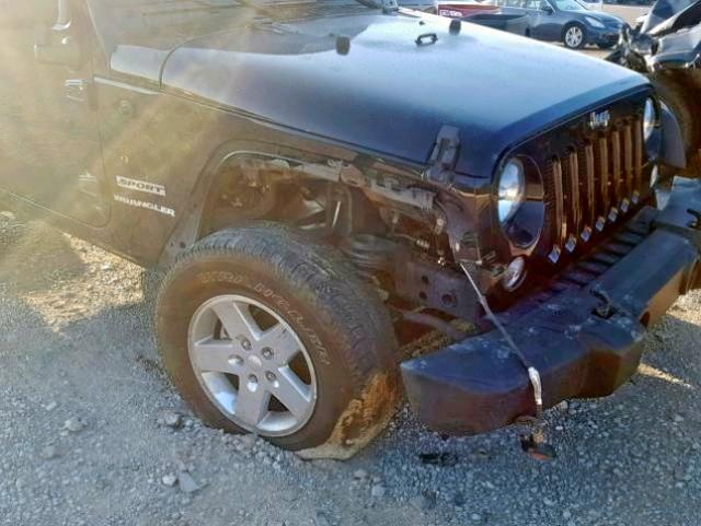 1C4AJWAG6EL270677 - 2014 JEEP WRANGLER S 黑色 照片 9