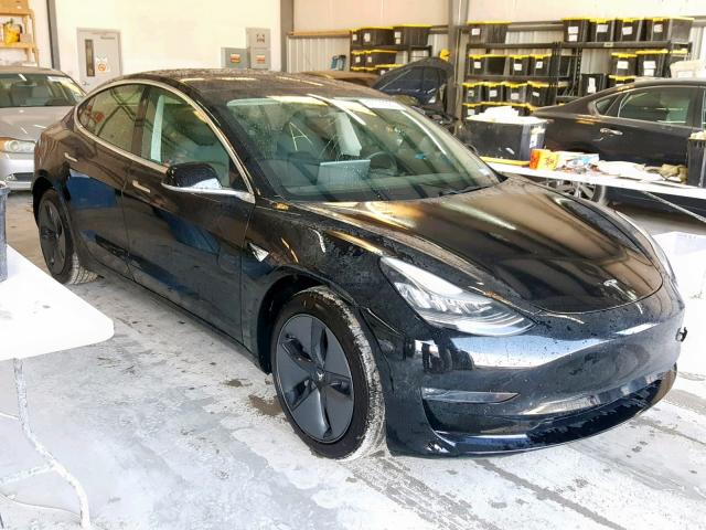 5YJ3E1EA6KF352316 - 2019 TESLA MODEL 3 BLACK photo 1