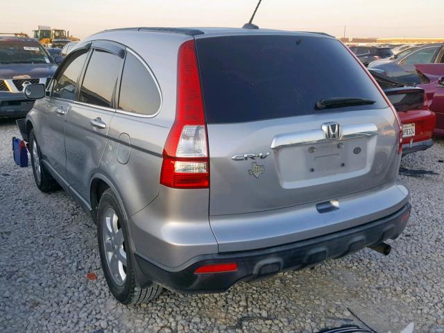 JHLRE38748C044317 - 2008 HONDA CR-V EXL GRAY photo 3