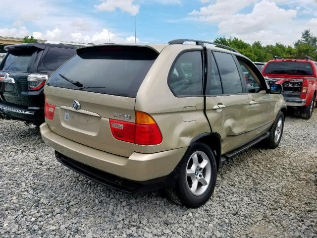 5UXFA53553LV77054 - 2003 BMW X5 3.0I GOLD photo 4