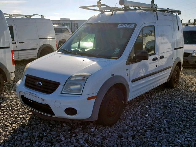 NM0LS7BN7DT134739 - 2013 FORD TRANSIT CO WHITE photo 2