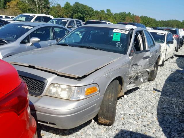 2FAFP71V08X146295 - 2008 FORD CROWN VICT GRAY photo 2