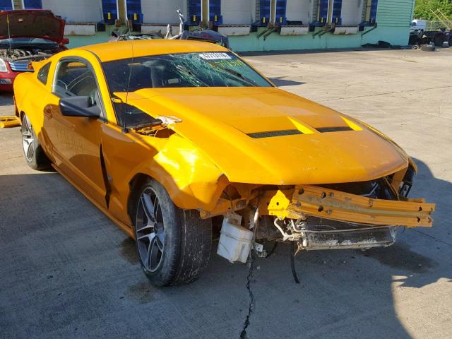 1ZVFT82H375216096 - 2007 FORD MUSTANG GT YELLOW photo 1