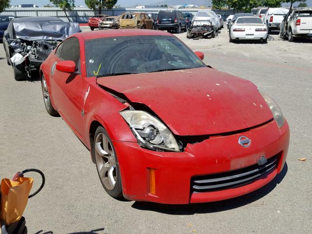 JN1BZ34EX7M551211 - 2007 NISSAN 350Z COUPE RED photo 1