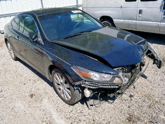 1HGCS22848A006901 - 2008 HONDA ACCORD EXL BLACK photo 1