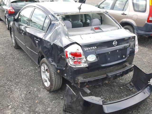 3N1AB61E59L685708 - 2009 NISSAN SENTRA 2.0 BLACK photo 3