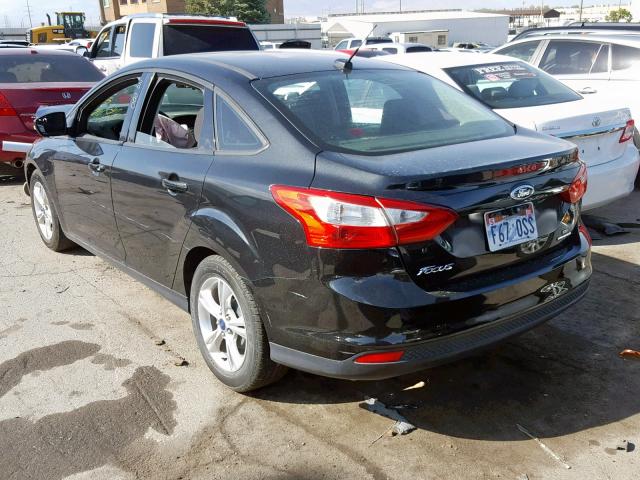 1FADP3F23EL158366 - 2014 FORD FOCUS SE Juoda nuotrauka 3