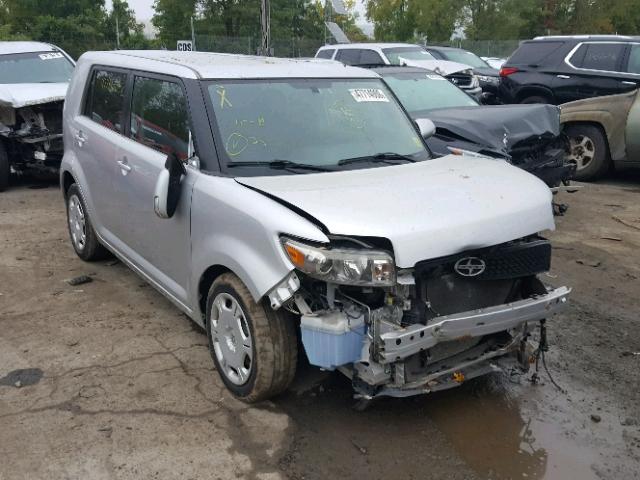 JTLKE50E191071349 - 2009 TOYOTA SCION XB SILVER photo 1