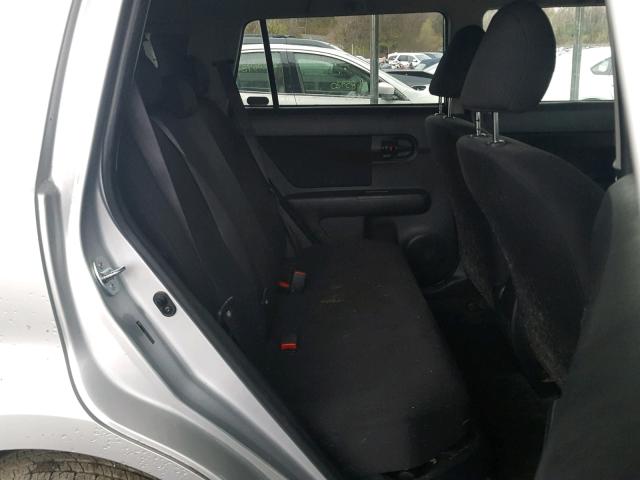 JTLKE50E191071349 - 2009 TOYOTA SCION XB SILVER photo 6